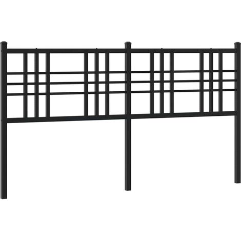 Maison Exclusive - Tête de lit de remplacement métal noir 160 cm