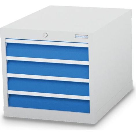 Schubladenschrank, Tiefe 736 mm, R 18-24, Schubladenanzahl: 4 Maße in mm (BxTxH): 555 x 736 x 519 (1/3)