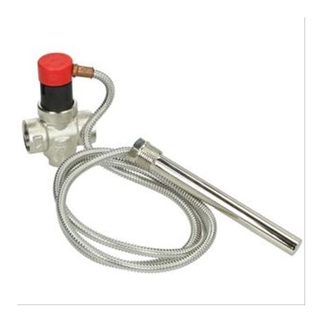 Soupape de sécurité thermique à évacuation 3/4 Sonde = 1,3M