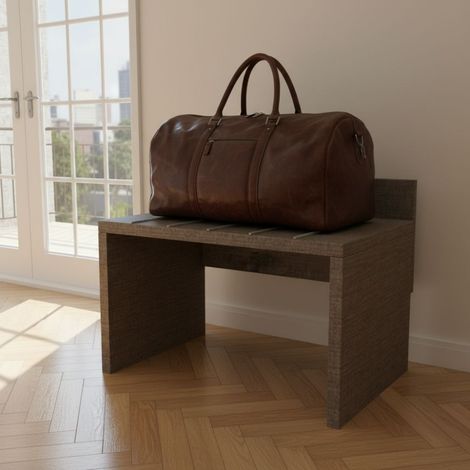 Portavaligie autoportante di design - Stabilità e stile per le tue valigie - Grigio fumo
