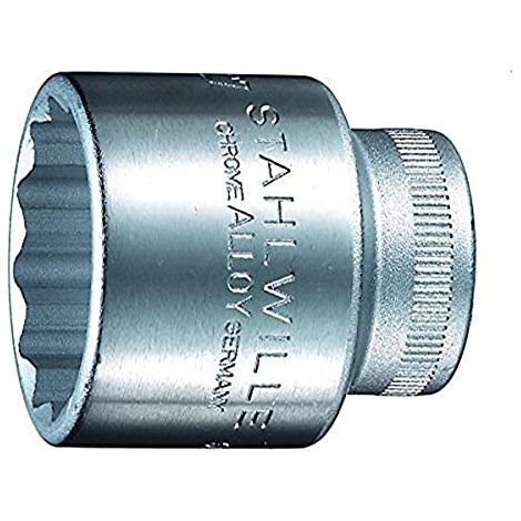 Stahlwille 50 17 03010017 Doppio esagono esterno Inserto a bussola 17 mm 1/2 (12.5 mm) (1/4)