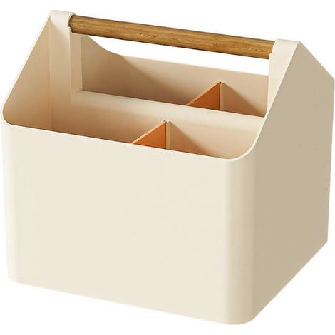Porte-télécommande, organisateur de télécommandes TV, porte-stylos grande capacité, boîte de rangement, organisateur de bureau (1/5)
