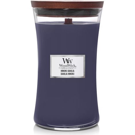 WOODWICK CANDELA CLESSIDRA GRANDE HOURGLASS HINOKI DAHLIA (1/2)