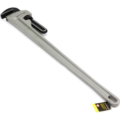 Llave para tubos tipo americano de 48" con mango de aluminio y mordazas reforzadas de CrMo de diámetro máximo Waryński (1/3)
