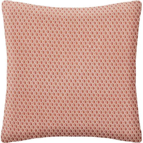 Coussin Déco Déhoussable "Otto" 38x38cm Terracotta (1/2)