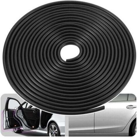 Flexible rubber door edge protectors, U-shaped, cuttable, universal for all cars – Set of 4 (1/4)