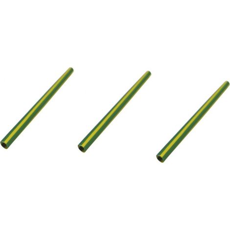 Tubo termorretr谩ctil de pared delgada, verde-amarillo, RTC9.5-4.8-ZZT /20 unidades/