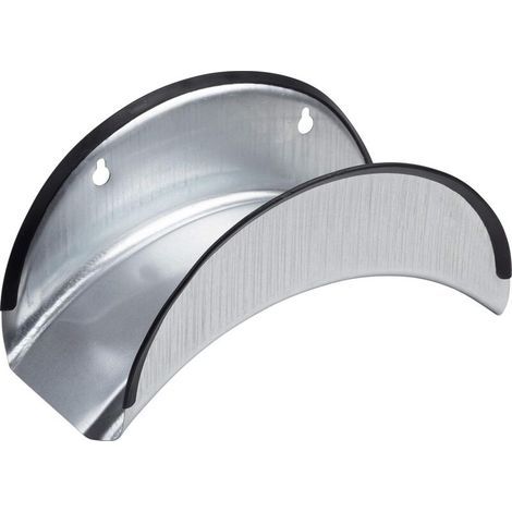 Support de Tuyau, en Acier galvanisé, avec Protection des Bords, Convient pour Tuyau de 25 m (1/2"), Support Mural, possibilité de Suspension pour Tuyau d'arrosage, Support de Tuyau, 9926050 (1/4)