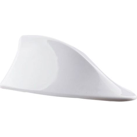 Antenna per auto a pinna di squalo, antenna universale per tetto auto a forma di pinna di squalo, segnale FM/AM, modello: White 37 (1/5)