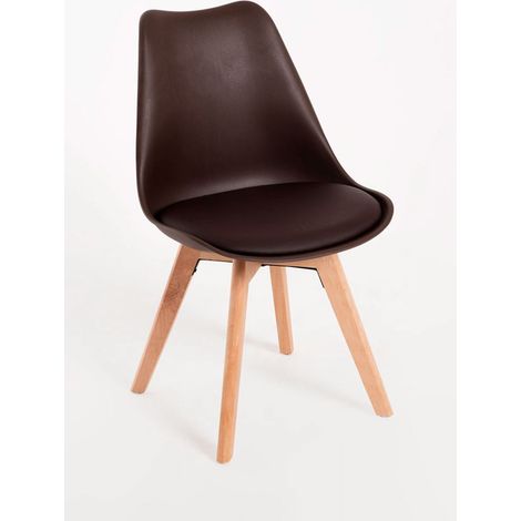 Sillas Comedor - Silla Synk Basic - Marrón