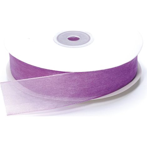 Nastro organza lilla glicine, mm 25 x 50 m
