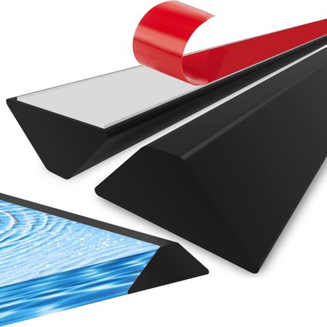 1 Joint Paroi De Douche, Silicone Noir, Étanche, 100CM, Pour Salle De Bain