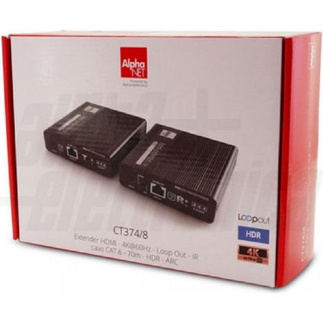 Alpha elettronica extender hdmi cavo 1xcat.6 tmds con ct373/11