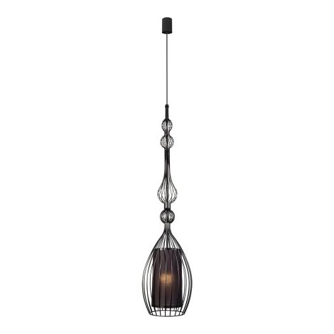 Suspension Nowodvorski ABI noire métal Ø22 E27 1x40W