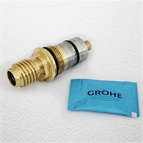 Grohe Elemento Termostatico 1/2 Pollici per Automatic 2000 E Eurotrend, Nero, 47450000 (1/3)