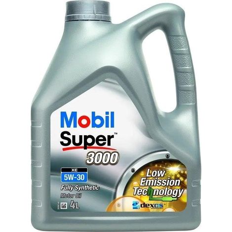Mobil Super 3000 XE Olio Motore Sintetico 5W30 4 L