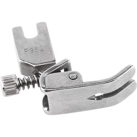 1 Pied presseur plisseur réglable à une aiguille pour machine à coudre industrielle à plat (1/4)
