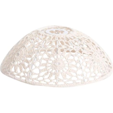 Abat jour Bohème en Corde de Coton Tressée Main, Style Rustique et Simple, Adapté pour Lampe Suspendue E27, Décoration Intérieure Pratique pour Chambre ou Ferme (1/5)