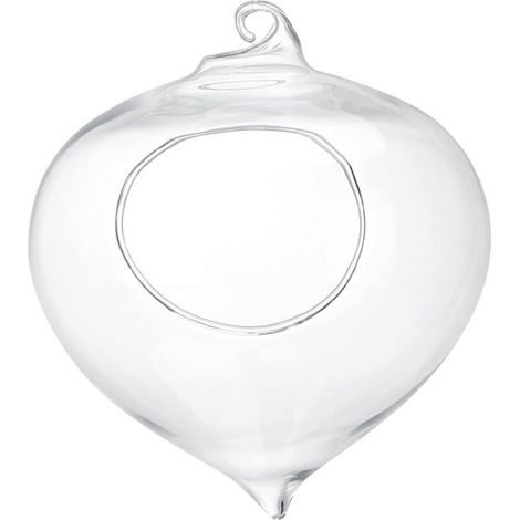 UlisemPot de fleurs pour plantes succulentes, vase en verre suspendu, décoration de jardin pour la maison (1/4)