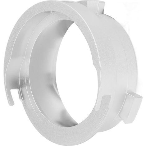 Anneau doseur pour café moulu 51 mm en alliage d'aluminium, entonnoir de dosage mains libres pour machines Delonghi série 9 (9335, 9155, 9355, 9665), couleur argent. (1/5)