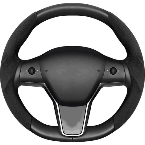 Rutschfester und atmungsaktiver Lenkradbezug für Damen und Herren, kompatibel mit Tesla Model 3/Y