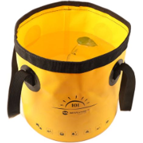 Seau pliable, bassine pliable pour la pêche et le jardinage, seau à eau, seau de pêche (1/5)