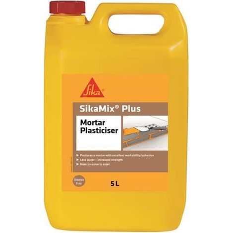 Everbuild Sika Sikamix Plus 5 litre