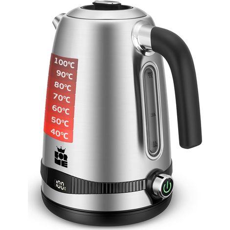 Bouilloire For Me 1,7 L inox LED 2200 W réglable