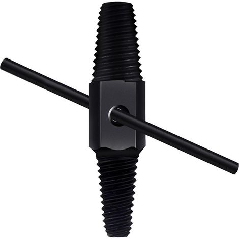 Piezas de cortador de roscas de grifo, extractor de tornillos de válvula triangular, extractor de doble cabezal + palanca de fuerza