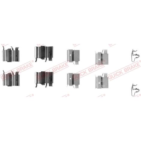 Kit d'accessoires, plaquette de frein à disque Quick Brake 109-1240 MAZDA