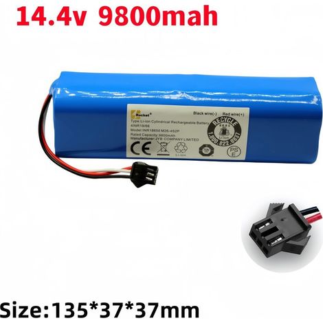 14,4 V 9800 mAh Lydsto R1 Roidmi Eve Plus Viomi S9 Saugroboter (1/2)