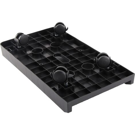 Support pour tour d'ordinateur au design ergonomique, grande capacité de charge, bords stables et sécurisés, orifice de dissipation de la chaleur, roulettes multidirectionnelles. (1/5)