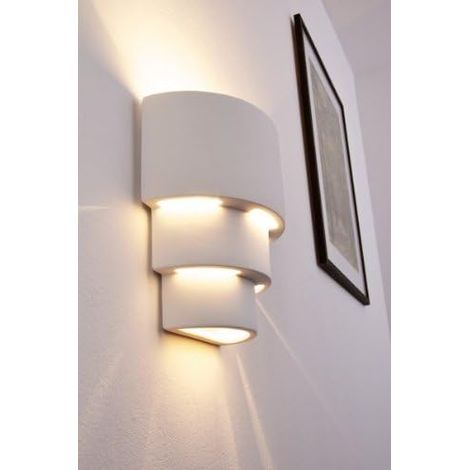 Applique Murale LED - 220 V - 3000 K - Blanc Chaud - Pour Intérieur Et Extérieur - Salon Chambre Escalier Balcon Porche - 1 Pièce