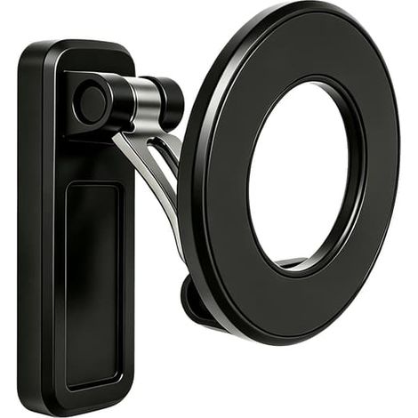 Support magnétique double face pour téléphone portable, rotation à 360°, idéal pour la salle de sport et le golf. (1/5)