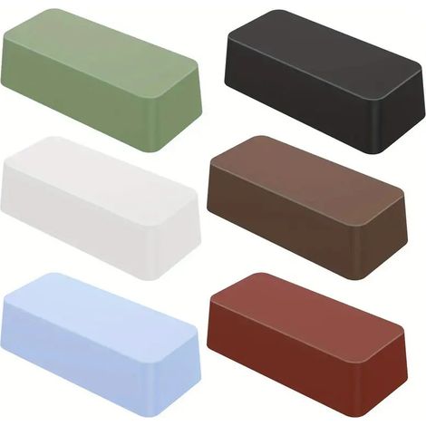 Pâte à Polir, 6pcs Kit Composé de Polissage Multifonction Cire à Polir Abrasive pour Inox Acier Metal Alliages Durs (1/5)