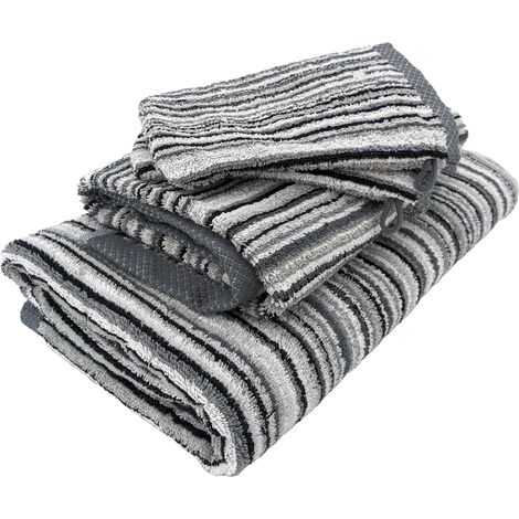Parure de bain collection PURE STRIPES II 5 pièces (1/5)