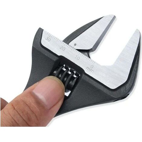 Clé à molette, Ecartement 38 mm, clé professionnel CR-V Multitool Alligator réglable Gator Grip, Style Crocodile, clé outil, 216mm (1/4)