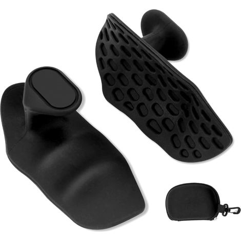 Women's and Men's Bodybuilding Gloves - Hand Grip Non-Slip for Outdoor Pull-Up Bar - Ergonomic Hand Guard and Glove - Black 1 Pair with Box (1/5)