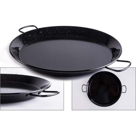 PAELLERA ACERO VITRIFICADO BELSEHER 30CM