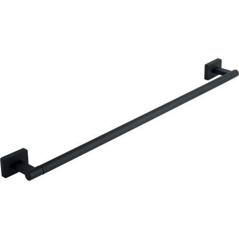 Novaservis Ferro Greta - Porta asciugamani, lunghezza 60 cm, nero opaco AGR09BL (1/2)
