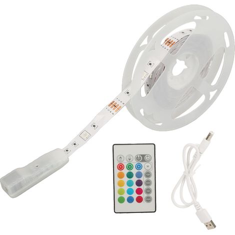 Bande LED RGB TV 2m Tube Encastrable Télécommande APP Multicolore Déco (1/5)
