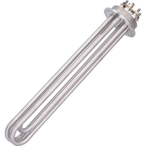 Tube chauffant électrique en acier inoxydable, raccord rapide 2 pouces, 6 kW, 220/380 V AC, pour équipement industriel (1/5)