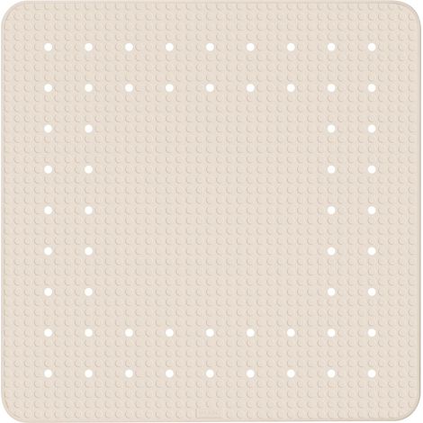 Alfombra ducha Mirasol 54x54 cm Wenko beige - 23139 (1/4)