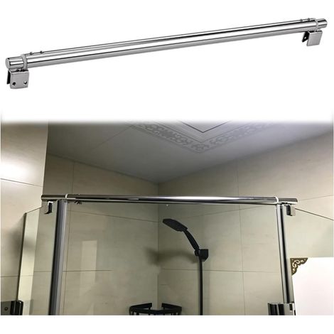Barre de support pour paroi douche en verre 0,3 à 0,5 pouce (1/5)