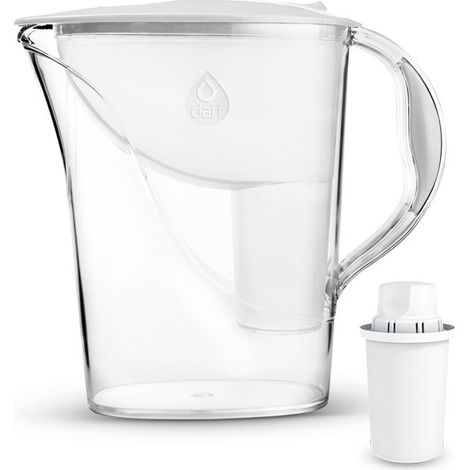 Carafe filtrante Dafi Atria Classic, capacité 2,4 l, Multi + 2 cartouches, blanche