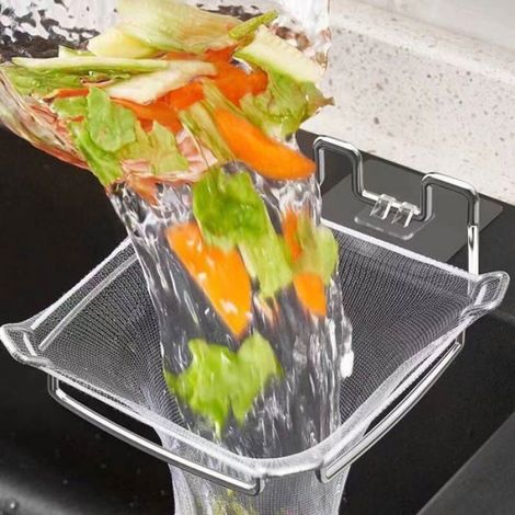 Crépine De Vidange D Evier D Angle - Filtre Collecteur De Déchets Alimentaires - Acier Inoxydable - Pour Éviers Cuisine - 100 Pièces (1/4)