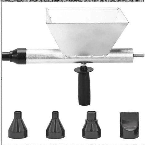 Pistolet à calfeutrer pour jointoiement, applicateur de mortier, machine à jointoyer pour briques, avec 4 buses (1/4)