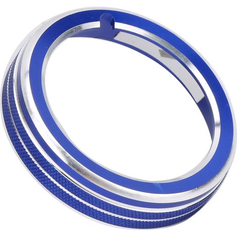 Garnitures de bouton de climatisation bleues pour Hyundai Elantra 2015-2020, anneaux décoratifs de remplacement (1/5)