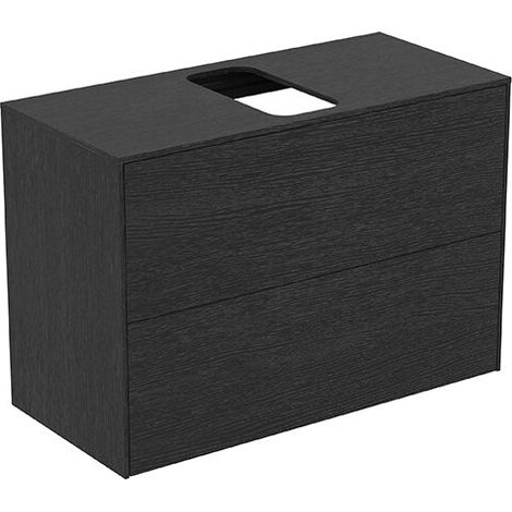 IDEAL STANDARD T3947Y4 Meuble sous lavabo Conca WT, 2 tiroirs (1/2)