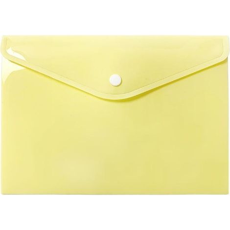 Cartella busta A5 PP giallo pastello